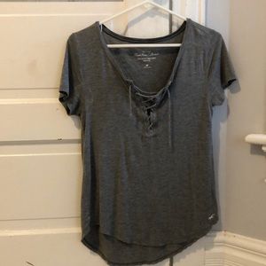 V neck hollister shirt